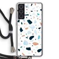Terrazzo N°13: Samsung Galaxy S21 FE Transparant Hoesje met koord