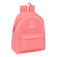 Schoolrugzak Benetton Coral Koraal 33 x 42 x 15 cm