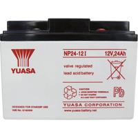 Yuasa NP24-12 Loodaccu 12 V 24 Ah Loodvlies (AGM) (b x h x d) 166 x 125 x 175 mm M5-schroefaansluiting Onderhoudsvrij, VDS-certificering