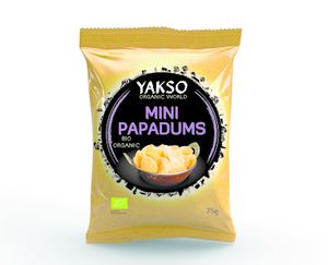 Mini papadums bio