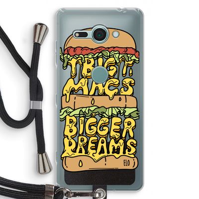 Big Macs Bigger Dreams: Sony Xperia XZ2 Compact Transparant Hoesje met koord