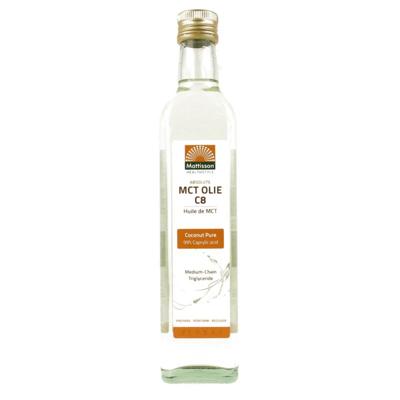 Mattisson MCT olie C8 - coconut pure - 99% caprylic acid