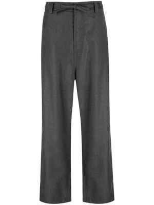 Sofie D'hoore pantalon en laine à coupe droite - Gris