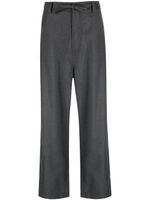 Sofie D'hoore pantalon en laine à coupe droite - Gris