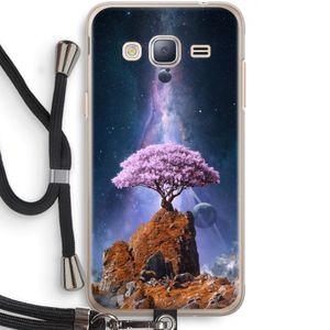Ambition: Samsung Galaxy J3 (2016) Transparant Hoesje met koord