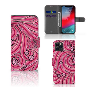 Apple iPhone 11 Pro Hoesje Swirl Pink