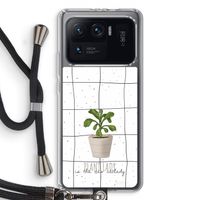Kamerplant op vensterruit: Xiaomi Mi 11 Ultra Transparant Hoesje met koord