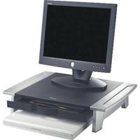 Fellowes 80311 Monitorstandaard Hoogte: 10 tot 15 cm Zwart, Zilver