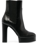 Casadei bottines Betty à plateforme 110 mm - Noir - thumbnail