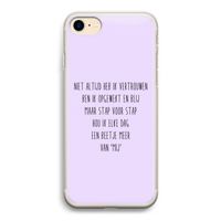 Zelfvertrouwen: iPhone 7 Transparant Hoesje