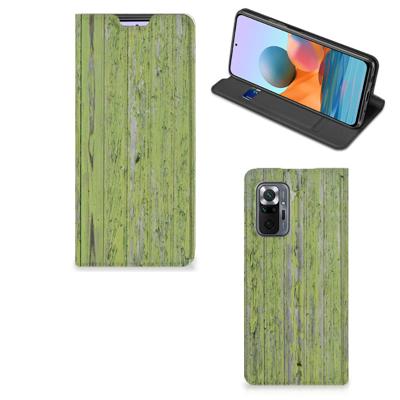 Xiaomi Redmi Note 10 Pro Book | Wallet Case | Green Wood