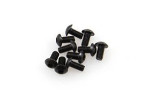 M3x6mm Hex Socket Button Head (Black) (10pcs) (AXA0113)