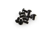 M3x6mm Hex Socket Button Head (Black) (10pcs) (AXA0113) - thumbnail