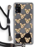 Tijger: Samsung Galaxy A41 Transparant Hoesje met koord