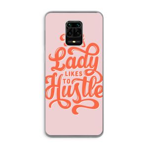 Hustle Lady: Xiaomi Redmi Note 9 Pro Transparant Hoesje