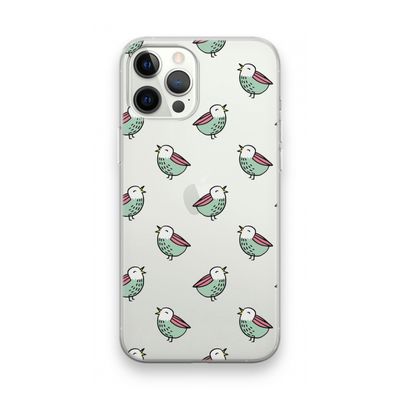 Vogeltjes: iPhone 12 Pro Max Transparant Hoesje