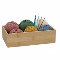 5Five houten bakje - organizer - bamboe - 25 x 15 x 7 cm - kast en lade verdelers - opslag