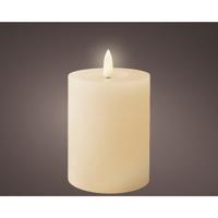 LED Kaars wax crème Ø7xH11,2cm