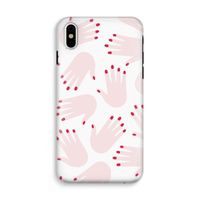 Hands pink: iPhone X Tough Case