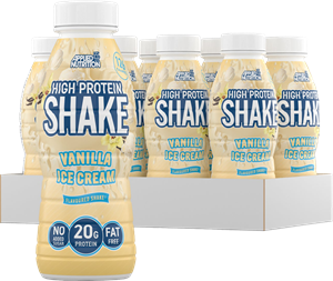 Applied Nutrition High Protein Shake Vanilla Ice Cream (8 x 330 ml)