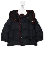 Moncler Enfant doudoune à capuche - Bleu