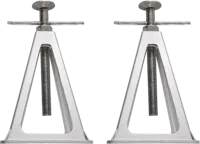 Pro Plus STEUNENSET VAN 2 STUKS ALUMINIUM