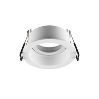 SLV Inbouwring New Tria 95 rond wit - verdiept - zonder fitting 1007453