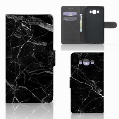 Samsung Galaxy J7 2016 | Bookcase | Marmer Zwart - Origineel Cadeau Vader