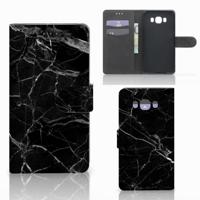 Samsung Galaxy J7 2016 | Bookcase | Marmer Zwart - Origineel Cadeau Vader