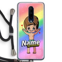 Chibi Maker man: OnePlus 7 Pro Transparant Hoesje met koord