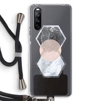 Creatieve toets: Sony Sony Xperia 10 III Transparant Hoesje met koord