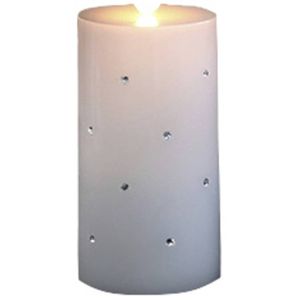 Konstsmide 1838-100 LED-kaars met echte was Warm-wit Warmwit (Ø x h) 75 mm x 143 mm Timer, Schakelaar