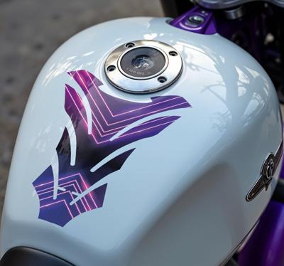 Neon motor sticker