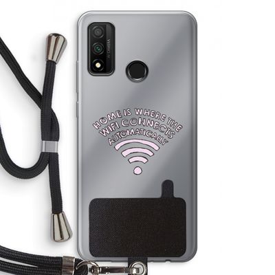 Home Is Where The Wifi Is: Huawei P Smart (2020) Transparant Hoesje met koord