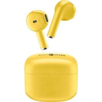 Cellularline In Ear headset Bluetooth, Draadloos Geel Oplaadbox