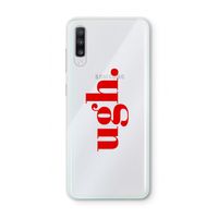 Ugh: Samsung Galaxy A70 Transparant Hoesje Ugh: Samsung Galaxy A70 Transparant Hoesje