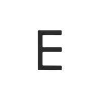 Intersteel Huisletter ENumbra 10cm zwart - 0023.402605 - thumbnail