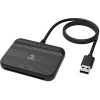 Akasa AK-CR-14BK smart card reader Binnen USB USB 2.0 Zwart Akasa AK-CR-14BK smart card reader Binnen USB USB 2.0 Zwart