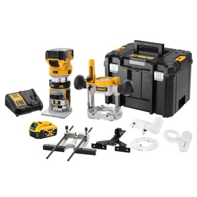 DeWALT DCW604P2 Accu Boven- en kantenfrees 18V 5.0Ah Li-ion in TSTAK