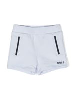 BOSS Kidswear short à logo imprimé - Bleu - thumbnail