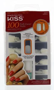 Kiss Full cover nails short square (1 Set)