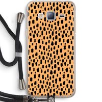 Panter: Samsung Galaxy J3 (2016) Transparant Hoesje met koord