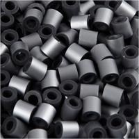 NABBI Strijkkralen, afm 5x5 mm, gatgrootte 2,5 mm, medium, zilver (32262), 1100 stuk/ 1 doos
