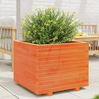 VidaXL Plantenbak 60x60x49,5 cm massief grenenhout wasbruin