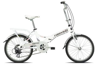 Torpado Cayman T170 20" 6V Vouwfiets - Wit Torpado Cayman T170 20" 6V Vouwfiets - Wit