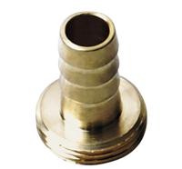 Kirchhoff Messing slangkoppeling mannelijk deel, blank, 3/4"ET x 1/2" mondstuk - 987389048