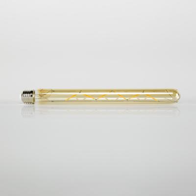 Kooldraadlamp 'Buis' 30cm E27 LED 4W goldline , dimbaar
