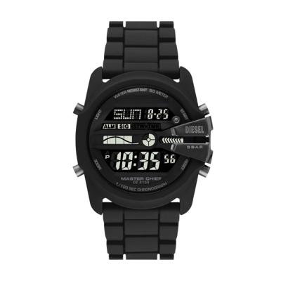 Horlogeband Diesel DZ2158 Silicoon Zwart 28mm