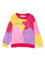 Marc Jacobs Kids sweat à imprimé colour block - Rose - thumbnail