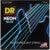 DR Strings NBE-10 Hi-Def Neon Blue Medium 10-46 elektrische gitaarsnaren